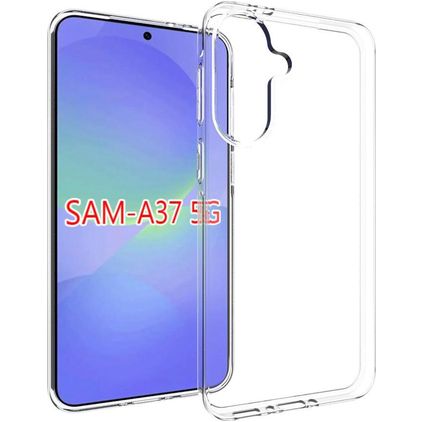 Mobigear Basic Doorzichtig Samsung Galaxy A37 Hoesje Flexibel TPU Backcover - Transparant