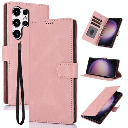 Mobigear Wallet Samsung Galaxy S26 Ultra Hoesje Bookcase Portemonnee - Roze