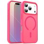 Mobigear Shockproof iPhone 17 Pro MagSafe Hoesje Hardcase Backcover - Rose Red