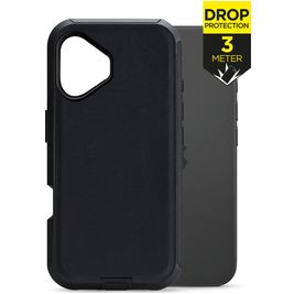 Mobilize Defender iPhone 16 Hoesje Hardcase Backcover Shockproof - Zwart