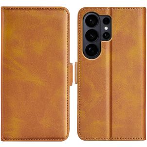 Mobigear Slim Magnet Samsung Galaxy S26 Ultra Hoesje Bookcase Portemonnee - Cognac