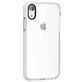 Mobigear Full Bumper iPhone XS Hoesje Hardcase Backcover Shockproof - Wit / Transparant