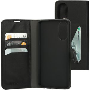 Mobiparts Classic Wallet OPPO A17 Hoesje Bookcase Portemonnee - Zwart