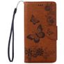 Mobigear Butterfly iPhone SE (2022) Hoesje Bookcase Portemonnee - Bruin