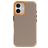 Mobigear Crystal iPhone 16 Plus Hoesje Hardcase Backcover - Oranje