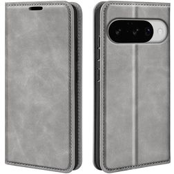 Mobigear Retro Slim Google Pixel 10 Pro Hoesje Bookcase Portemonnee - Grijs