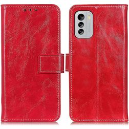 Mobigear Basic Nokia G60 5G Hoesje Bookcase Portemonnee - Rood