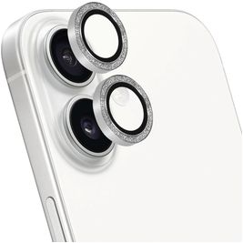 Mobiparts iPhone 16 Glazen Camera Protector - Zilver