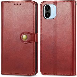 Mobigear Snap Button Xiaomi Redmi A1 4G Hoesje Bookcase Portemonnee - Rood