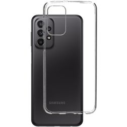Mobiparts Classic Doorzichtig Samsung Galaxy A23 Hoesje Flexibel TPU Backcover - Transparant