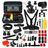 Puluz GoPro Mount Accessoires Starter Pack 53 Delig + Opbergtas Zwart