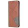Mobigear Rhombus Slim Huawei P40 Pro Hoesje Bookcase - Bruin