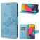 Mobigear Butterfly Samsung Galaxy M53 Hoesje Bookcase Portemonnee - Blauw
