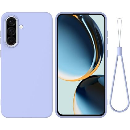 Mobigear Rubber Touch Samsung Galaxy A37 Siliconen Hoesje Backcover - Paars