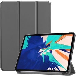 Mobigear Tri-Fold iPad Pro 12.9 Inch (2020) Hoes Bookcase - Grijs