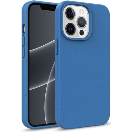 Mobigear Bio iPhone 14 Hoesje Eco Friendly Backcover - Blauw