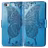 Mobigear Butterfly iPhone 7 Hoesje Bookcase Portemonnee - Blauw