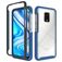 Mobigear Two-Layer Xiaomi Redmi Note 9S Hoesje Hardcase Backcover Shockproof - Blauw