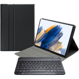 Mobilize Detachable Bluetooth Keyboard Samsung Galaxy Tab A8 10.5 (2021) Hoes QWERTZ Bluetooth Toetsenbord Bookcase - Zwart