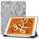 Mobigear Tri-Fold Marble iPad Air 3 (2019) Hoes Bookcase + Stylus Houder - Grijs