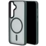 Mobiparts Hardcover Samsung Galaxy S25 MagSafe Hoesje Hardcase Backcover - Satin Green