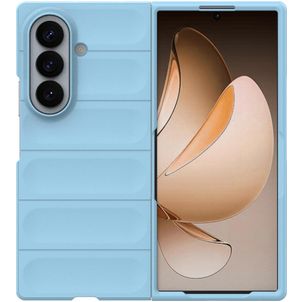 Mobigear Bumpy Samsung Galaxy Z Fold 8 Ultra Hoesje Flexibel TPU Backcover - Blauw
