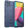 Mobigear Rugged Shield Samsung Galaxy M53 Hoesje Flexibel TPU Backcover Shockproof - Blauw