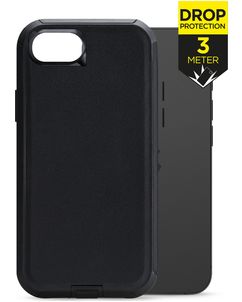 Mobilize Defender iPhone 16e Hoesje Hardcase Backcover Shockproof - Zwart