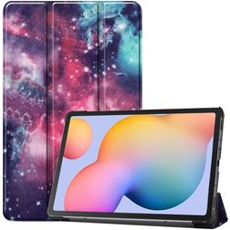 Mobigear Tri-Fold Samsung Galaxy Tab S6 Lite Hoes Bookcase - Heelal