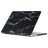 Mobigear Marble MacBook Air 15 Inch (2023-2025) Hoes Hardshell Laptopcover MacBook Case - Zwart - Model A2941 / A3114 / A3241