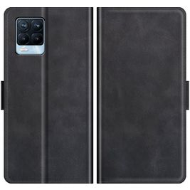 Mobigear Slim Magnet Realme 8 Hoesje Bookcase Portemonnee - Zwart