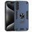 Mobigear Armor Ring Samsung Galaxy M55 Hoesje Hardcase Backcover Shockproof met Ringhouder - Blauw