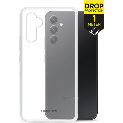 Mobilize Naked Protection Doorzichtig Samsung Galaxy A34 Hoesje Hardcase Backcover Shockproof - Transparant