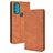 Mobigear Sensation Motorola Moto G71 5G Hoesje Bookcase Portemonnee - Bruin