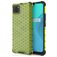 Mobigear Honeycomb Realme C11 (2020) Hoesje Hardcase Backcover Shockproof - Groen