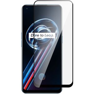 Mobigear Premium Realme 9 Pro Glazen Screenprotector - Case Friendly - Zwart