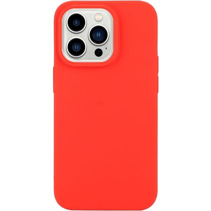 Mobigear Colors iPhone 14 Pro Max Hoesje Flexibel TPU Backcover - Rood