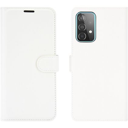 Mobigear Classic Samsung Galaxy A52 Hoesje Bookcase Portemonnee - Wit