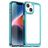 Mobigear Crystal iPhone 15 Hoesje Hardcase Backcover - Transparant / Turquoise