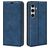 Mobigear Retro Slim Samsung Galaxy S24 FE Hoesje Bookcase Portemonnee - Donkerblauw