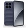 Mobigear Bumpy Xiaomi 15 Hoesje Flexibel TPU Backcover - Donkerblauw