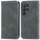 Mobigear Retro Slim Samsung Galaxy S25 Ultra Hoesje Bookcase Portemonnee - Grijs