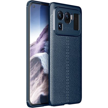 Mobigear Luxury Xiaomi Mi 11 Ultra Hoesje Flexibel TPU Backcover - Blauw