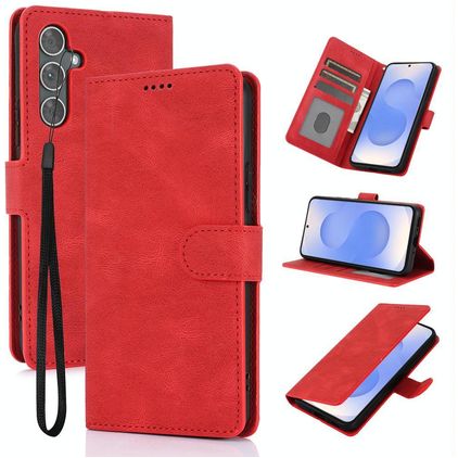 Mobigear Wallet Samsung Galaxy S26 Hoesje Bookcase Portemonnee - Rood