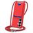 Mobigear Lanyard Card Samsung Galaxy S26 Siliconen Hoesje met koord en Pasjeshouder - Rood