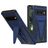 Mobigear Armor Stand Google Pixel 6 Pro Hoesje Hardcase Backcover Shockproof met Standaard - Blauw