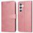 Mobigear Wallet Samsung Galaxy S24 Plus Hoesje Bookcase Portemonnee - Roségoud
