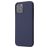 Mobigear Rubber Touch iPhone 12 Mini Siliconen Hoesje Backcover - Donkerblauw