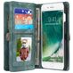 Caseme 008 iPhone 8 Plus Hoesje Uitneembare 2in1 Bookcase Portemonnee - Groen