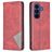 Mobigear Rhombus Slim Samsung Galaxy S26 Hoesje Bookcase - Rood